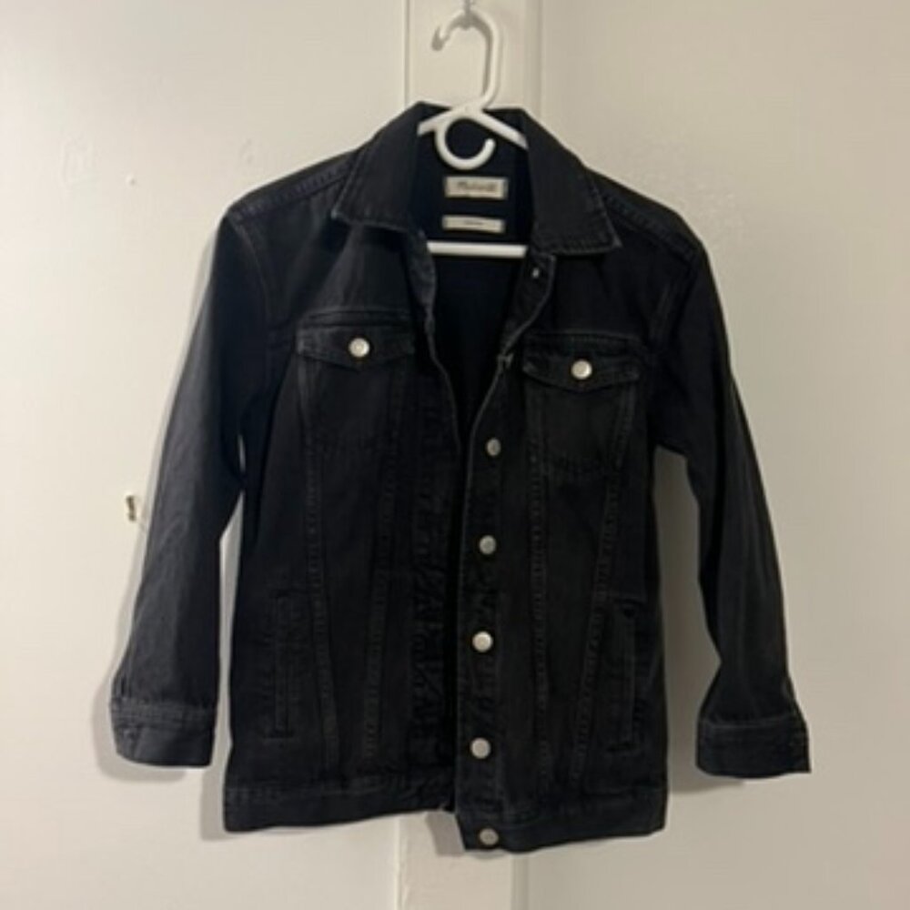 Madewell Black Denim Jacket
